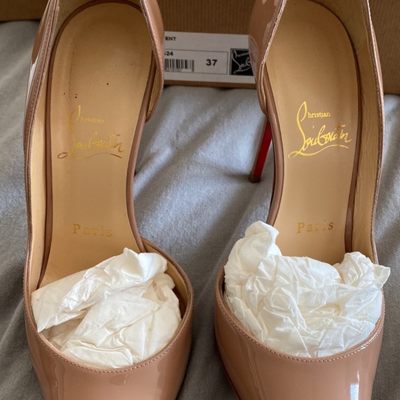Iriza 100mm nude patent Louboutins size 37 - Picture 8 of 16